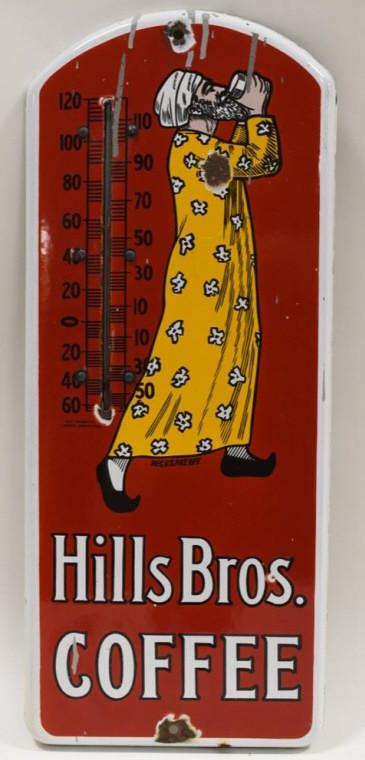 Vintage SSP Hills Bros. Coffee Adv Thermometer (1 of 5)