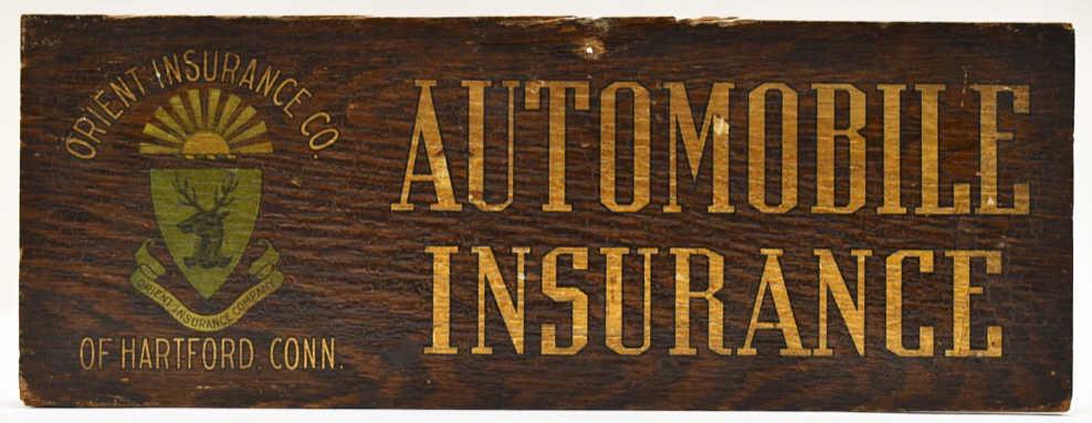 Early Orient Insurance Automobile Insurance Sign (1 of 4)