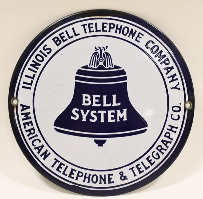 Vintage SSP Illinois Bell Telephone Co. Adv Sign (1 of 5)