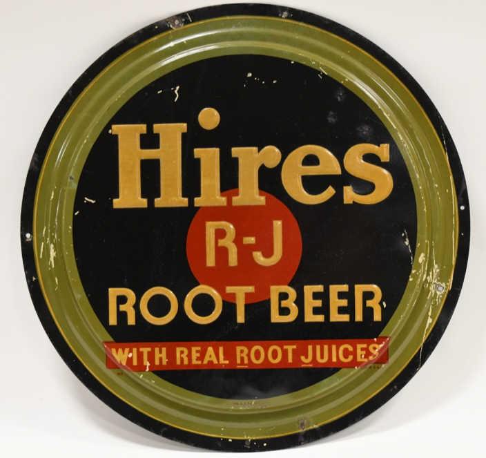 Early SST Hires Root Beer Embossed Adv Sign (1 of 7)