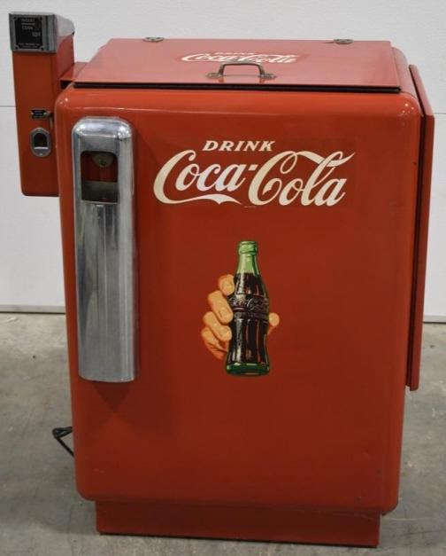 Vtg Coca-Cola 10¢ Ideal Dispenser Vending Machine (1 of 13)