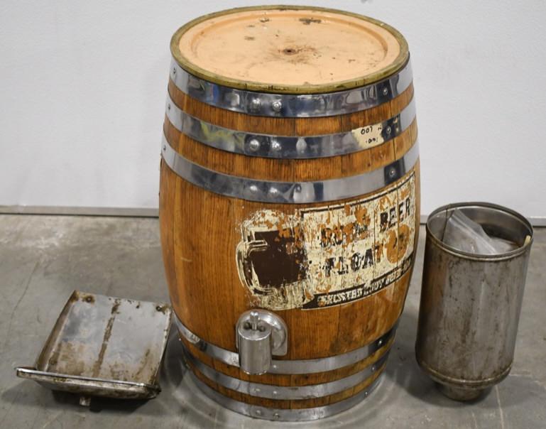 Vintage Root Beer Float Keg Barrel Dispenser (1 of 8)