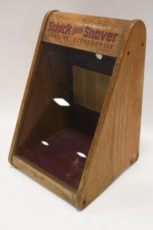 Vintage Schick Electric Razor Wooden Display Case (1 of 8)