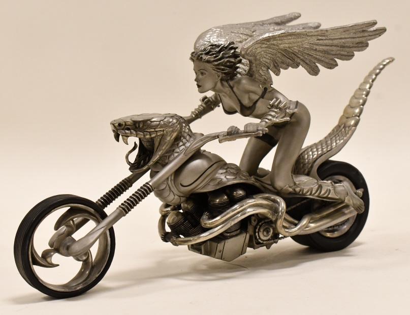 Franklin Mint Pewter Julie Bell "Desires Thunder" (1 of 5)