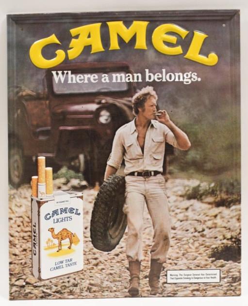 Vintage SST Camel Cigarettes Embossed Sign (1 of 6)