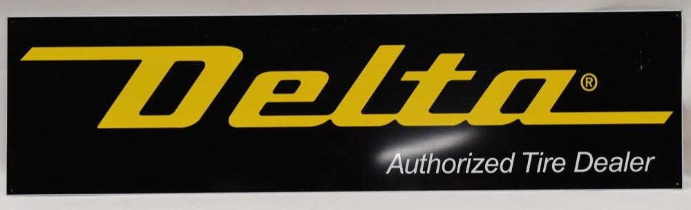 Large SST Delta Tires Dealership Advertising Sign (1 of 6)