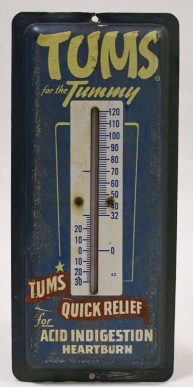 Vintage SST Tums Advertising Thermometer (1 of 5)