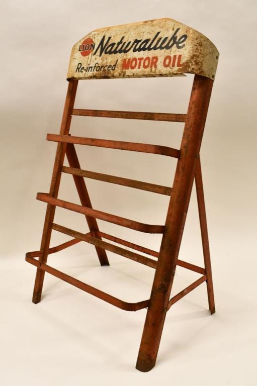 Vintage Lion Naturalube Motor Oil Display Rack (1 of 5)