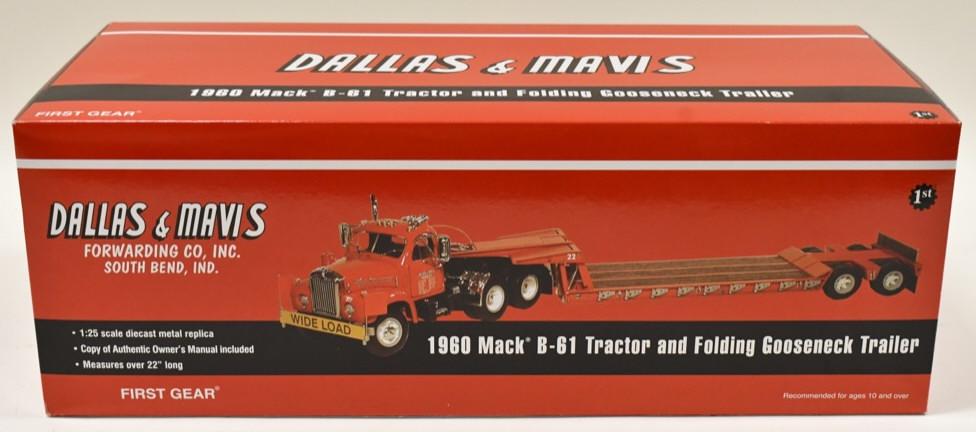 1/25 1st Gear International Truck W Lowboy Trailer