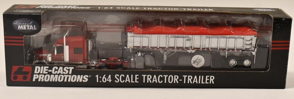 1/64 DCP International w/ MAC Coal Dump Trailer: 1/64 DCP International Lonestar with MAC coal dump trailer. Nice condition in the box. Item no. 32548