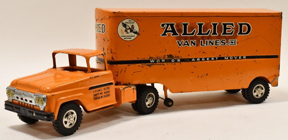 Original Tonka Allied Van Lines Truck & Trailer (1 of 6)