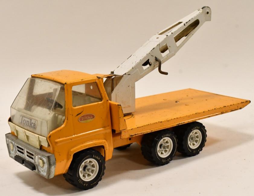 Original Tonka Turbine Crane Boom Flatbed Truck (1 of 6)