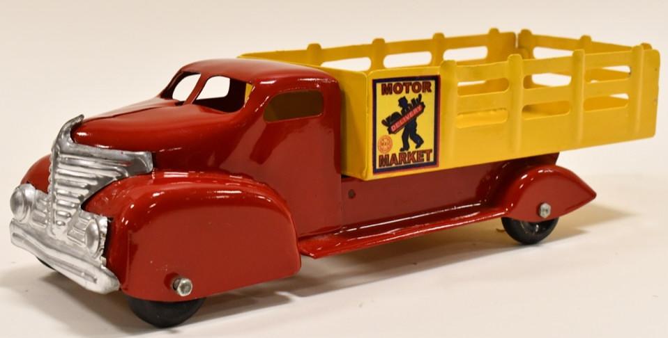 Restored Marx Motor Market Grocery Delivery Truck (1 of 6)