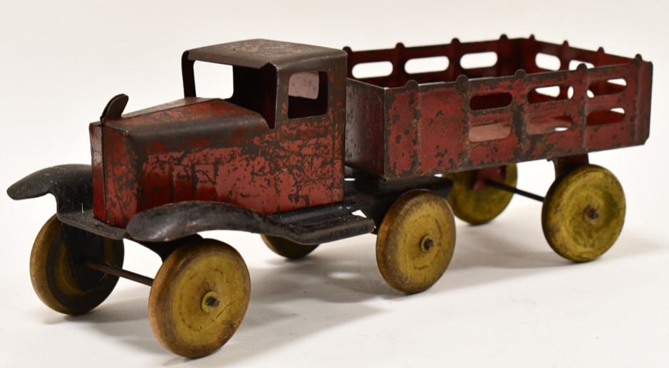 Original Girard Truck With Stake Bed Trailer (1 of 4)