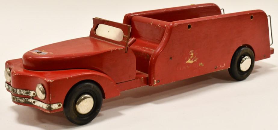 Buddy L Wood Toys Fire Engine Ladder Truck (1 of 6)