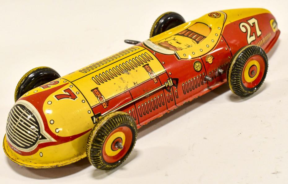 Marx Tin Litho Windup #27 Indy Style Racer (1 of 5)
