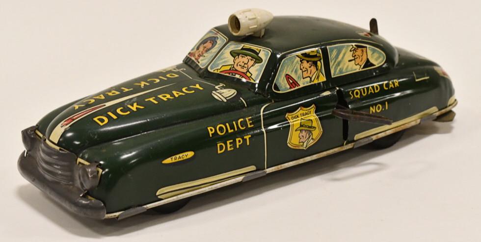 Marx Tin Litho Windup Dick Tracy Police Squad Car (1 of 6)