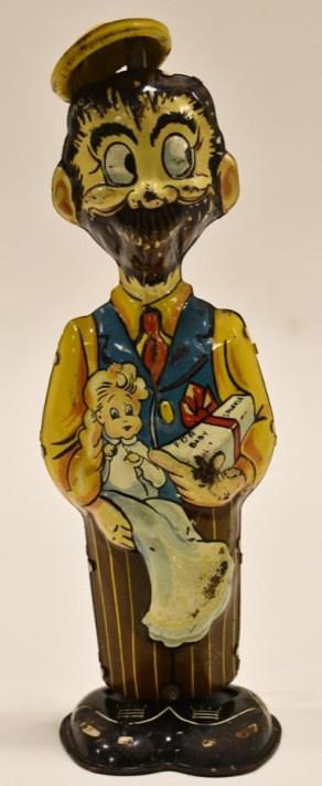 Marx Tin Litho Windup B.O. Plenty Walker (1 of 7)