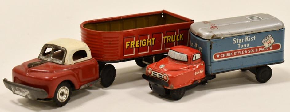 Japan Tin Litho Freight Truck & Star-Kist Tuna (1 of 7)