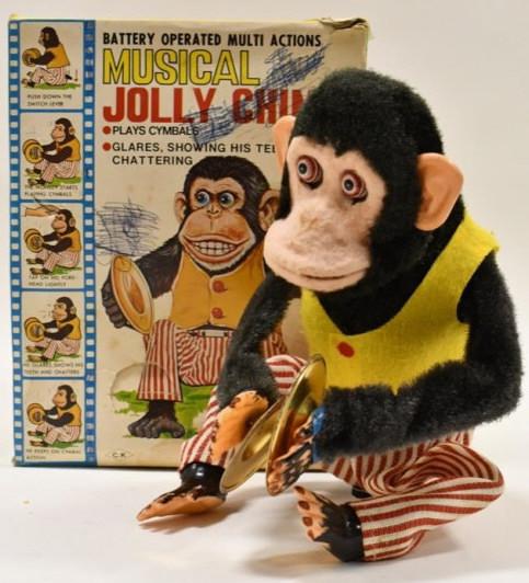 Daishin Japan Battery Op. Jolly Chimp w Box (1 of 6)