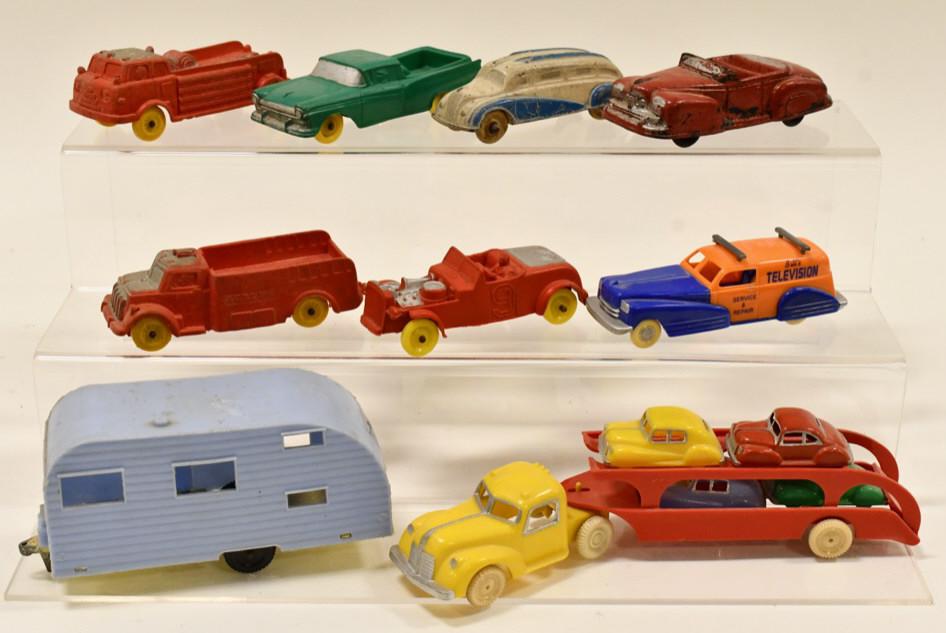 Lot Of Tootsietoy + Auburn Rubber Cars & Trucks (1 of 5)