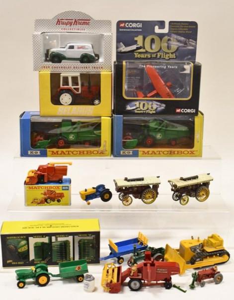 Lot Of Matchbox, & Lesney Tractors Combines & More (1 of 5)