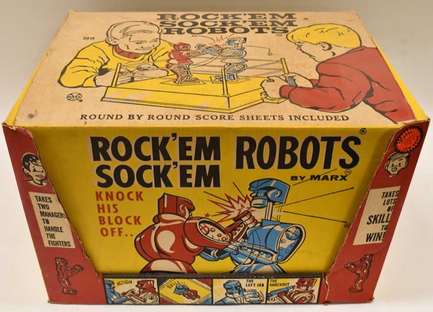 Vintage Marx Rock'Em Sock'Em Robots In Box (1 of 7)