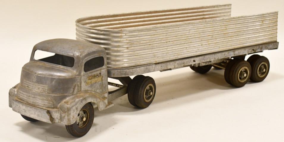 Smith Miller GMC Silver Streak Truck w/ Trailer (1 of 7)