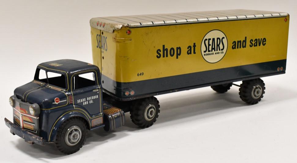 Marx Sears Roebuck and Co. Truck and Trailer (1 of 8)