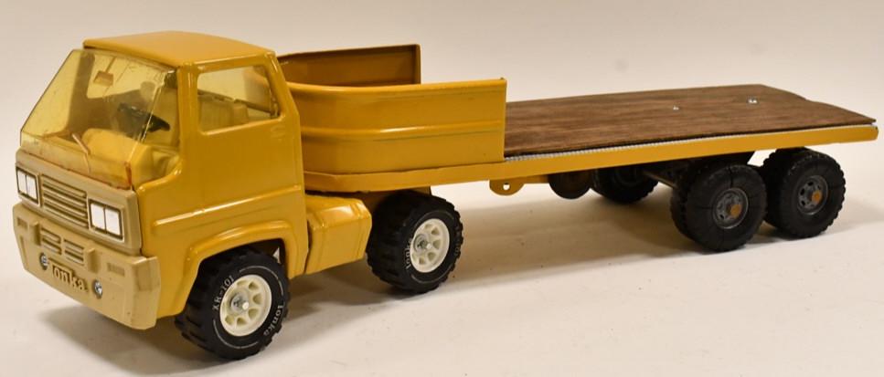 Custom Tonka Turbine w/ Wyandotte Flatbed Trailer (1 of 5)