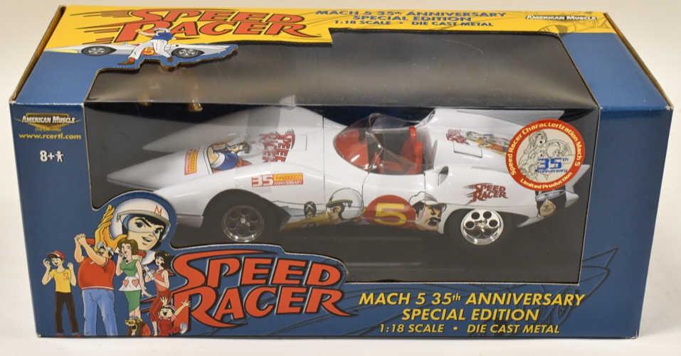 1/18 Ertl Speed Racer Mach 5 35th Ann. White (1 of 6)