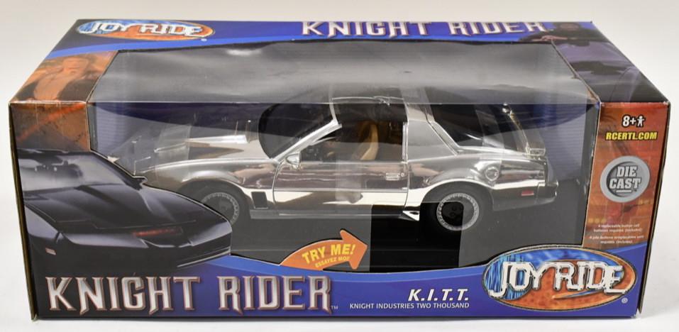 1/18 Ertl JoyRide Chrome Knight Rider K.I.T.T. (1 of 5)