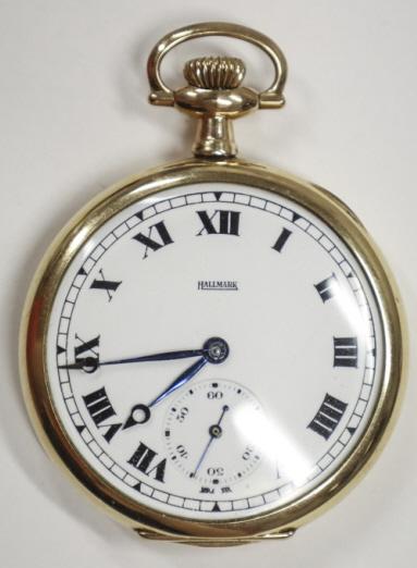 1915 Illinois 504 17J Open Face Pocket Watch (1 of 4)