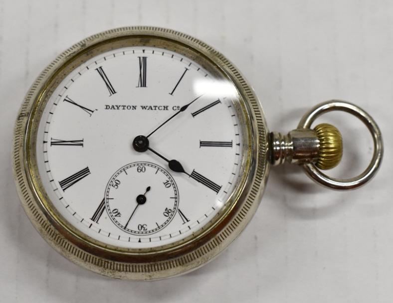 Late 19c. Dayton Watch Co. Open Face Pocket Watch (1 of 4)