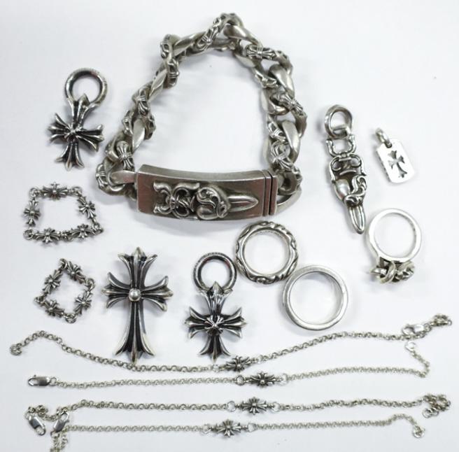 Lot of Sterling Silver Jewelry by Chrome Hearts (1 of 8)