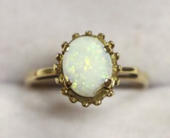 14k Gold Opal Ring (1 of 6)