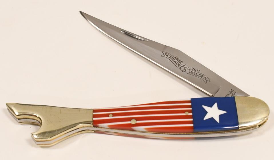 2011 Schrade Cutlery 65th Anniv Folding Boot Knife (1 of 6)