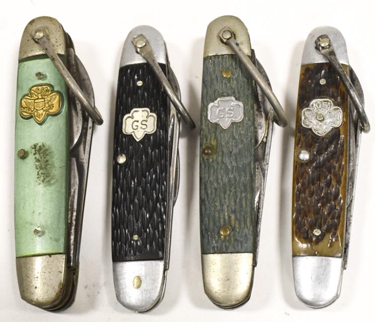 (4) Vintage Girl Scout Camp / Folding Knives (1 of 3)