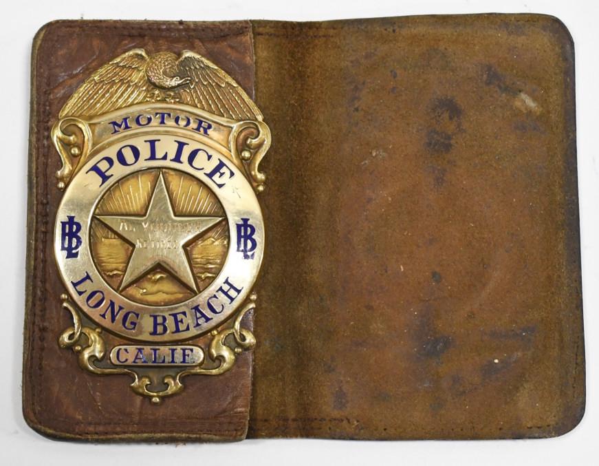 14K Gold Long Beach Calif. Motor Police Bad (1 of 8)