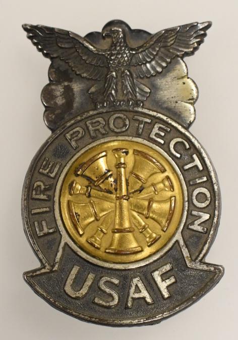 Vtg Obsolete US Air Force Fire Protection Badge (1 of 5)
