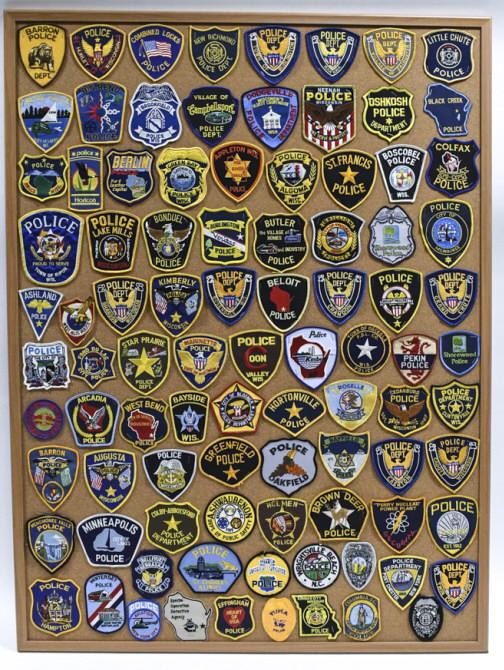 Lot Of 92 Law Enforcement Police Patches (1 of 11)