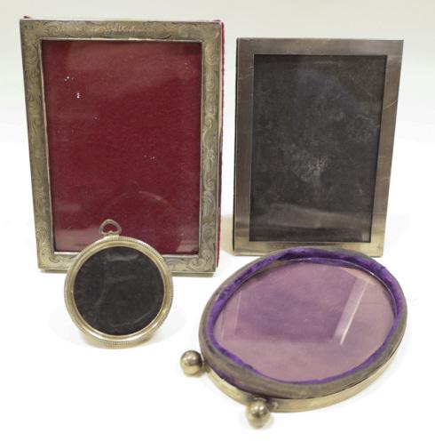 Lot Of Four Vintage Sterling Silver Picture Frames (1 of 9)