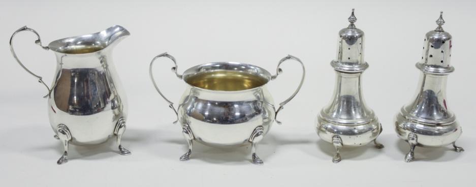Becht & Hartl Sterling Creamer/Sugar & Salt/Pepper (1 of 7)