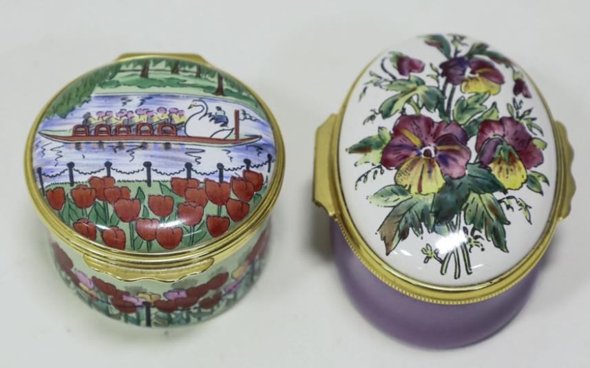 (2) Tiffany & Co. Halcyon Days Enameled Boxes (1 of 7)