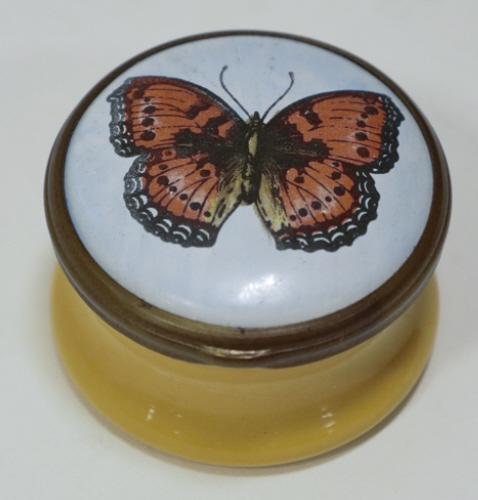 Cartier Bilston & Battersea Butterfly Enameled Box (1 of 4)