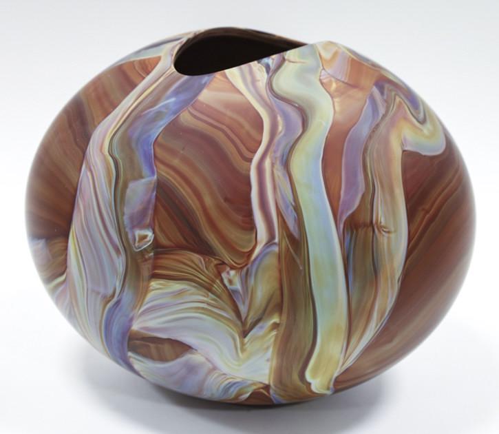 Large 2003 Frederick Warren Satin Art Glass Vase (1 of 7)