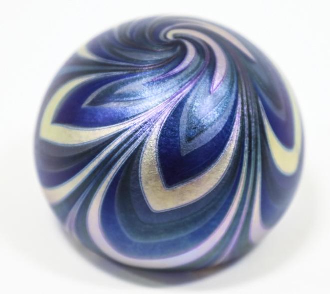 1987 Daniel Lotton Pulled Feather Paperweight (1 of 6)