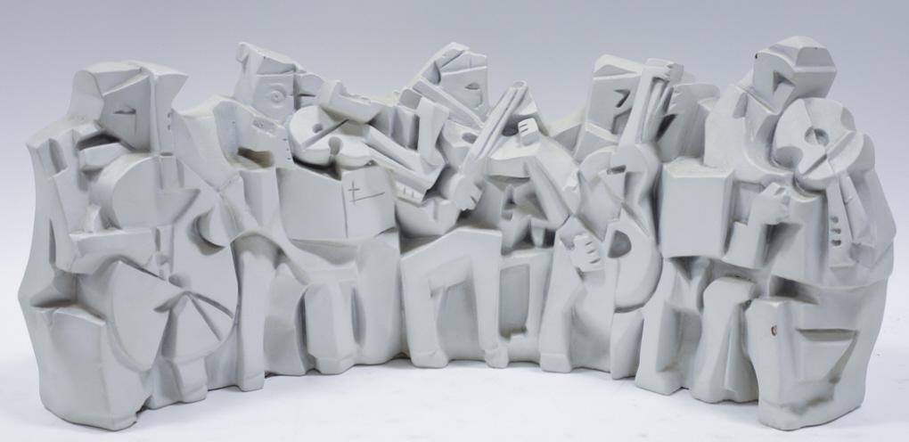 1969 Austin Productions Cubist Musicians Statue (1 of 11)