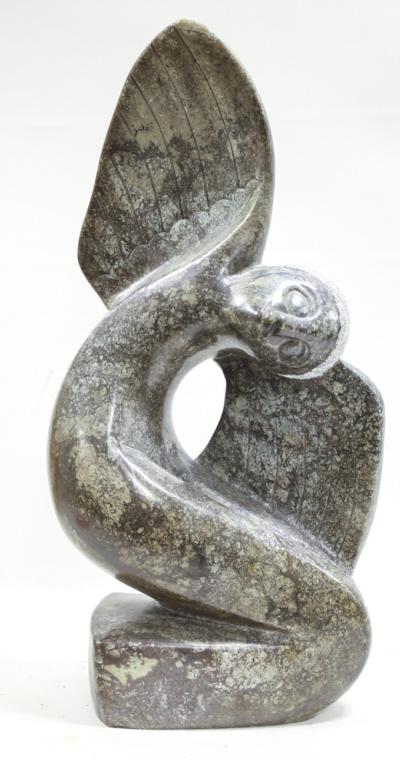 M. Chijumani "Sea Creature" Shona Stone Sculpture (1 of 8)