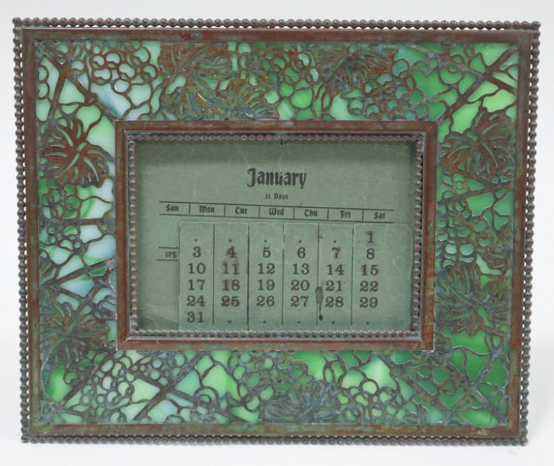 Tiffany Studios "Grapevine" Desk Calendar #939 (1 of 7)